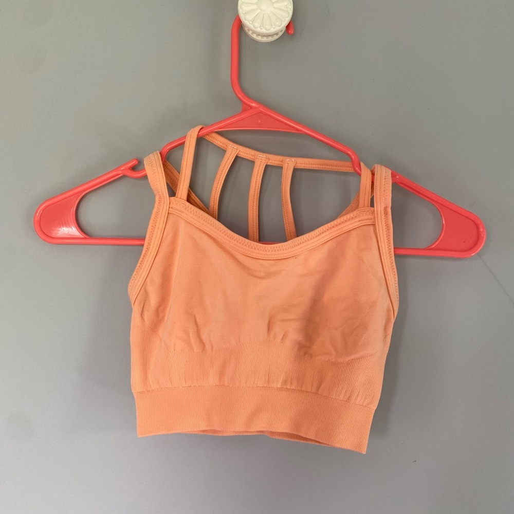 Orange Sports Bras